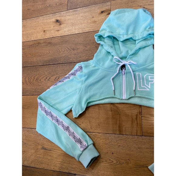 LF the Brand Tracker Ultra Cropped Zip Up Hoodie - Picture 7 of 12